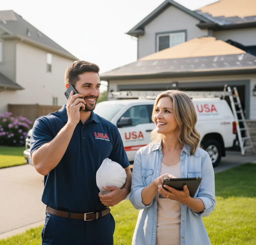 USA Roof Repair Experts customer support in Van Buren